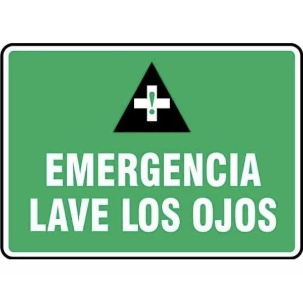 Accuform Adhesive Poly, 7 in x 10 in, Adhesive SHMFSD983VS - main